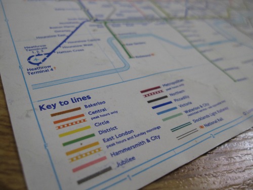 A tube map.